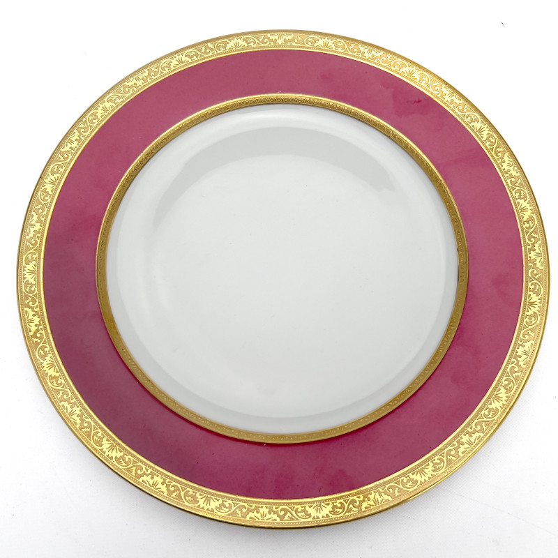 Raynaud &amp; Co. - Limoges Porcelain Dinner Plates, Set of 12