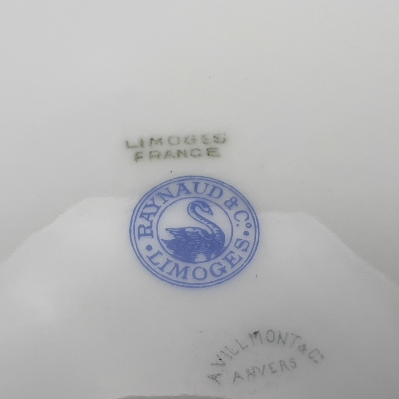 Raynaud &amp; Co. - Limoges Porcelain Dinner Plates, Set of 12