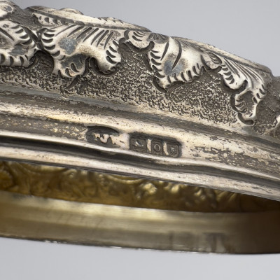 Collection of English Silver and Crystal Dresser Jars