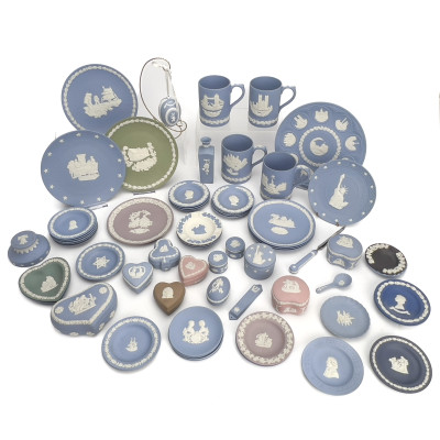 Image for Lot Wedgwood - Jasperware, Collection of 55+ Pieces