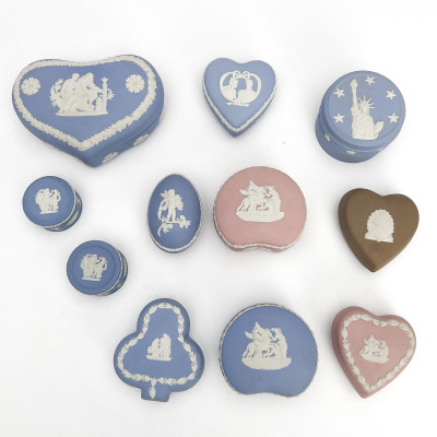 Wedgwood - Jasperware, Collection of 55+ Pieces