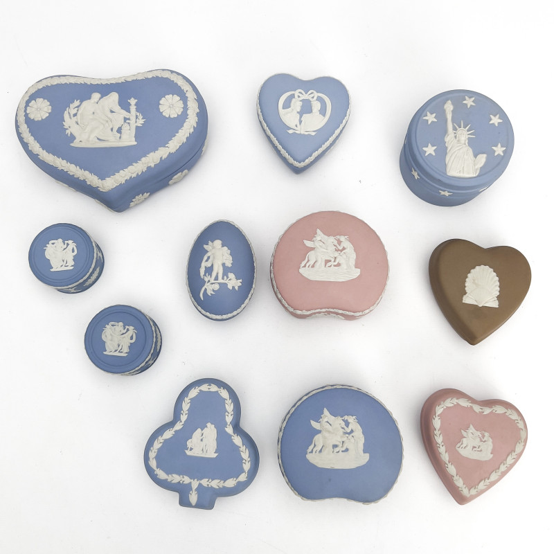 Wedgwood - Jasperware, Collection of 55+ Pieces