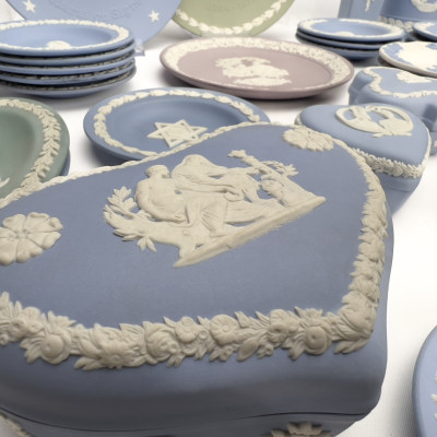 Wedgwood - Jasperware, Collection of 55+ Pieces