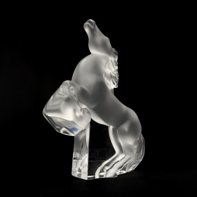 Lalique - Frosted Crystal Paperweights, Group of 5