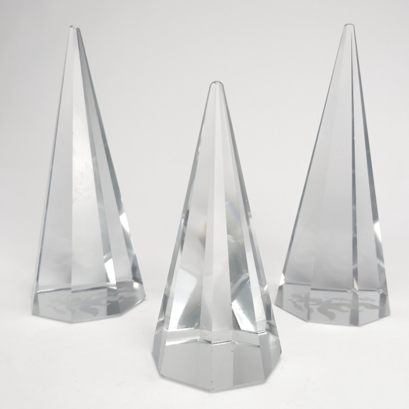 Cartier - Three Crystal Obelisks