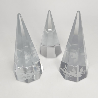 Cartier - Three Crystal Obelisks