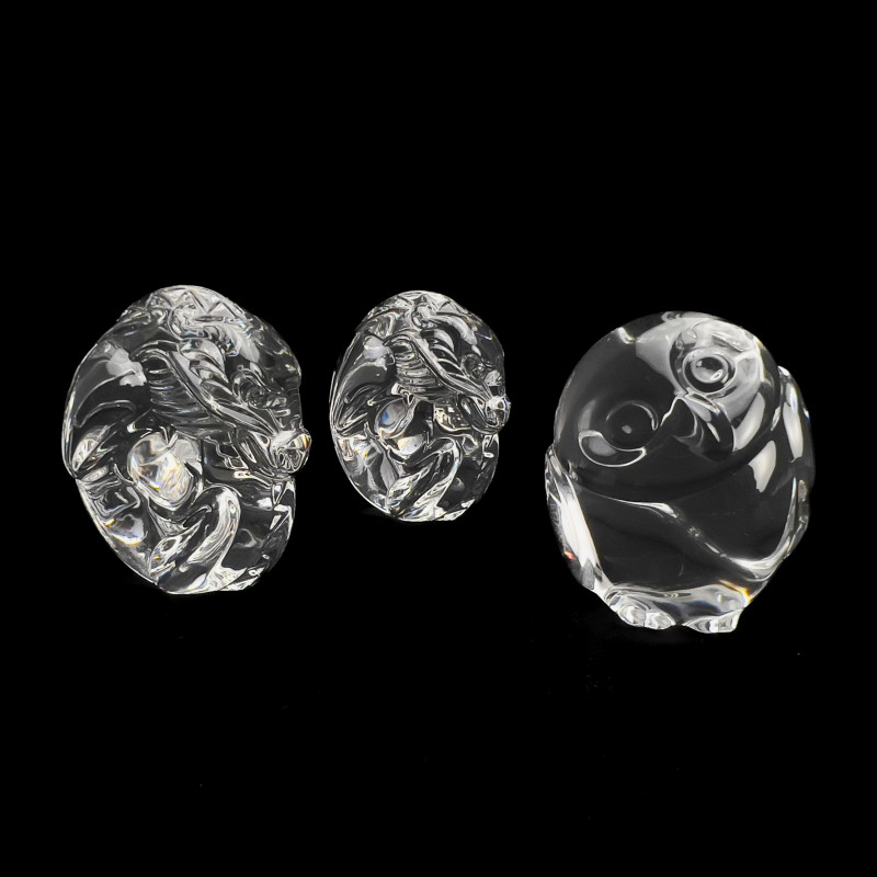 Steuben Glass - Bouquet Vase and Hand Coolers