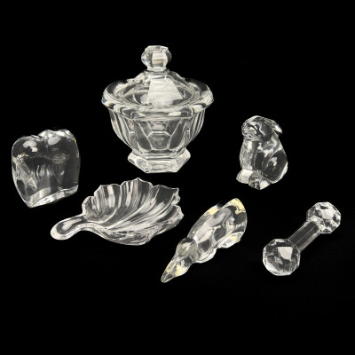 Baccarat - Glass Desktop Accessories, Group of 6