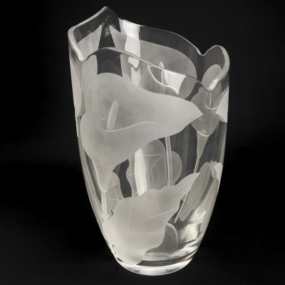 Image for Lot Waterford - Eamonn Hartley Crystal Lilies Vase