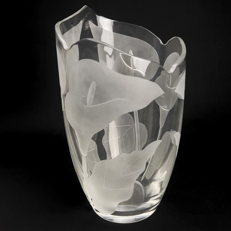 Waterford - Eamonn Hartley Crystal Lilies Vase