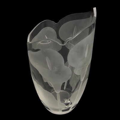 Waterford - Eamonn Hartley Crystal Lilies Vase