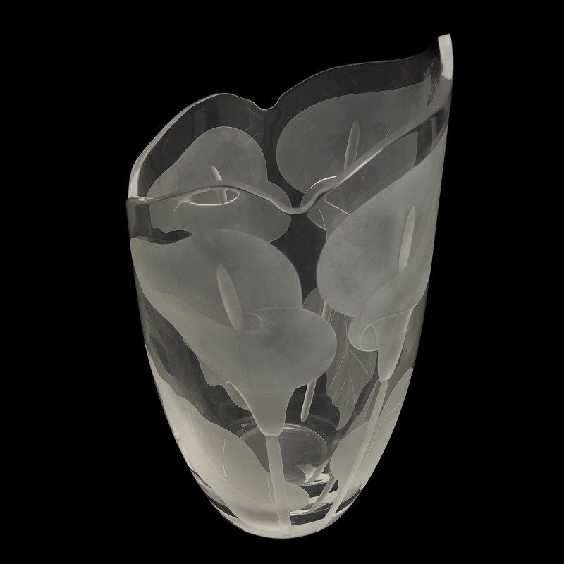 Waterford - Eamonn Hartley Crystal Lilies Vase