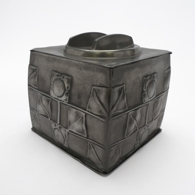 Image for Lot Archibald Knox - Tudric Biscuit Box for Liberty & Co.
