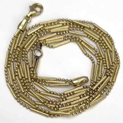 Image for Lot Gold Three Strand Necklace