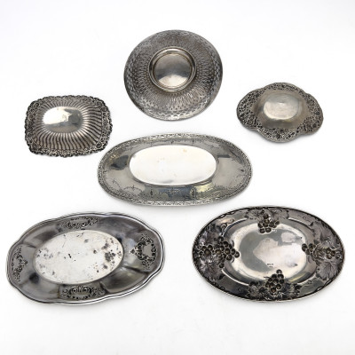 Silver Serving Dishes and Tableware, Including Birks