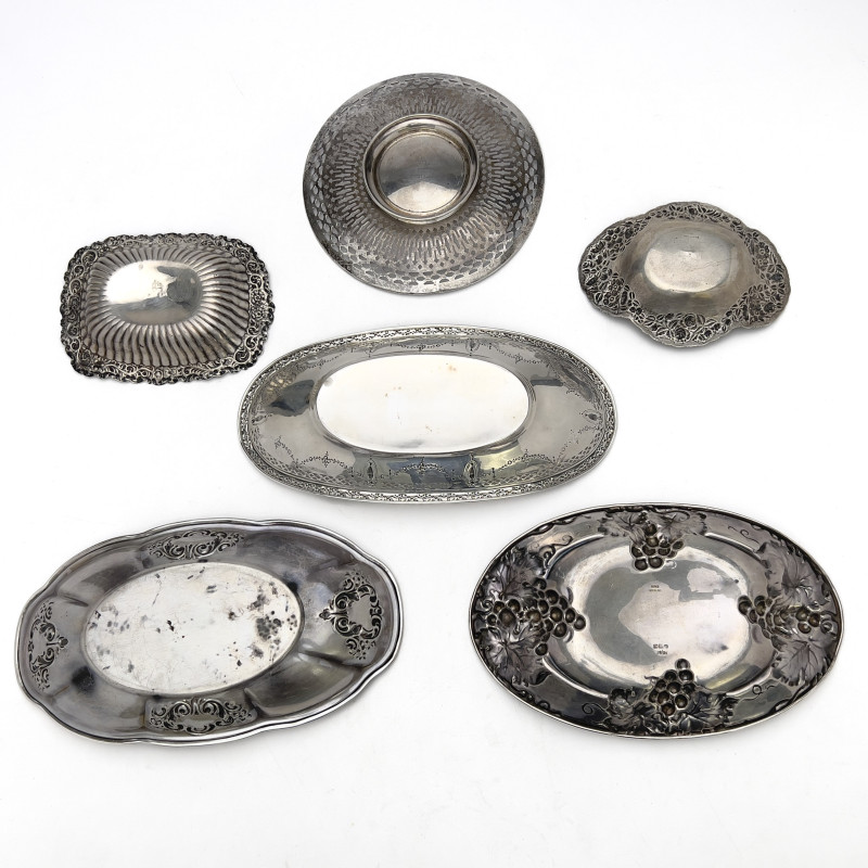 Silver Serving Dishes and Tableware, Including Birks