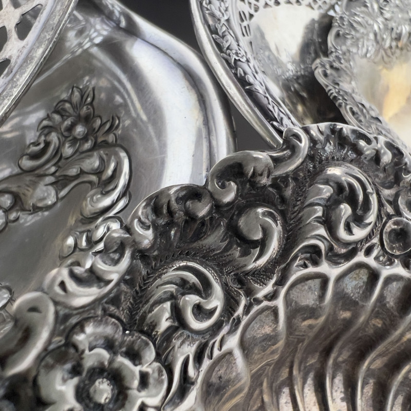 Silver Serving Dishes and Tableware, Including Birks