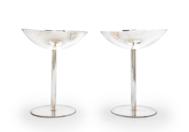 Gilles Beaugrand - Silver Champagne Coupe Stemware