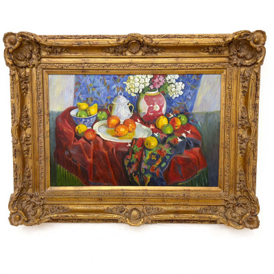 Unknown Artist - Fauvist Style Still Life with Pears