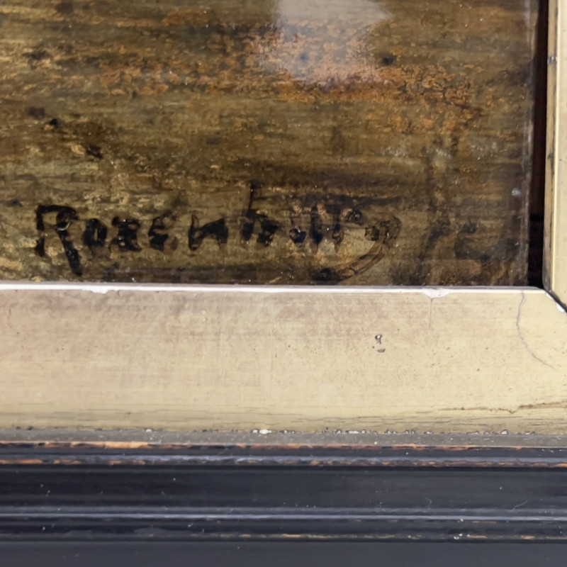 Rozenburg - Tile Tableau, after Adolph Artz 'Sewing School'