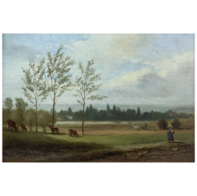 Image for Lot Jules Rozier - Untitled (Pastoral Scene)
