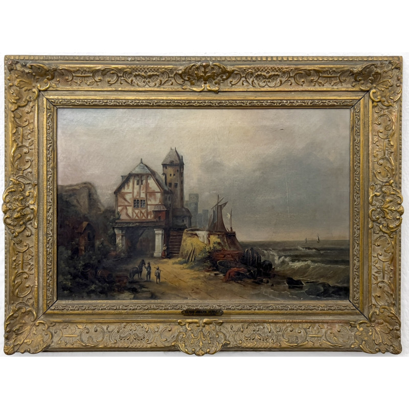 Claude-Joseph Vernet - Untitled (Seaside Village)