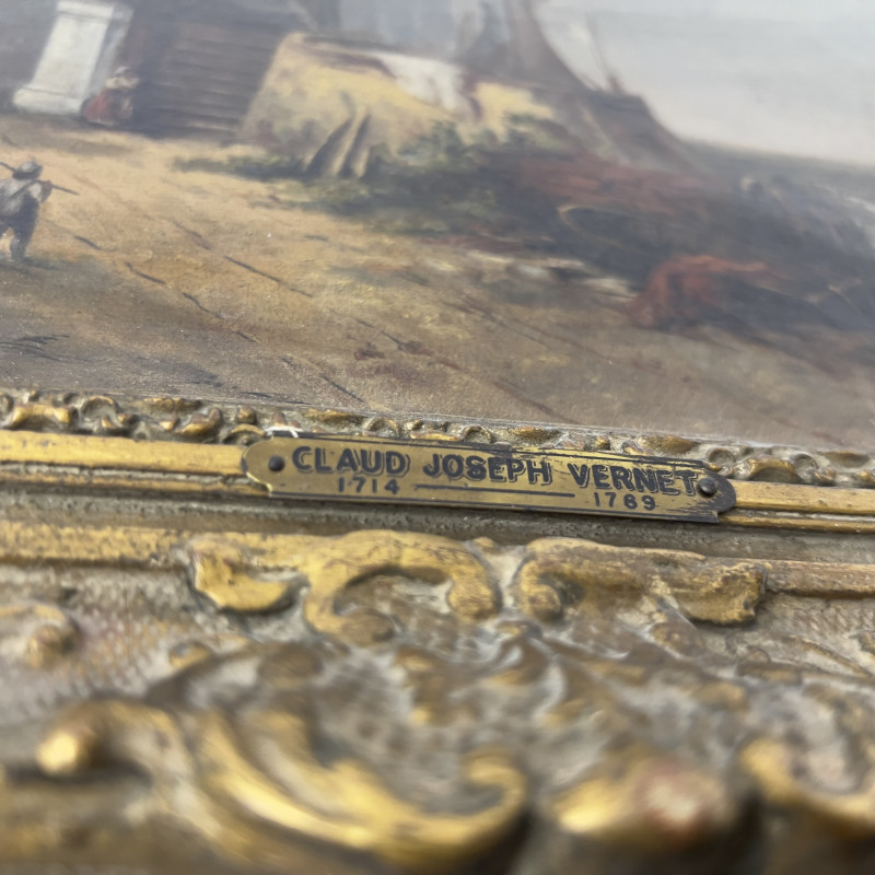 Claude-Joseph Vernet - Untitled (Seaside Village)