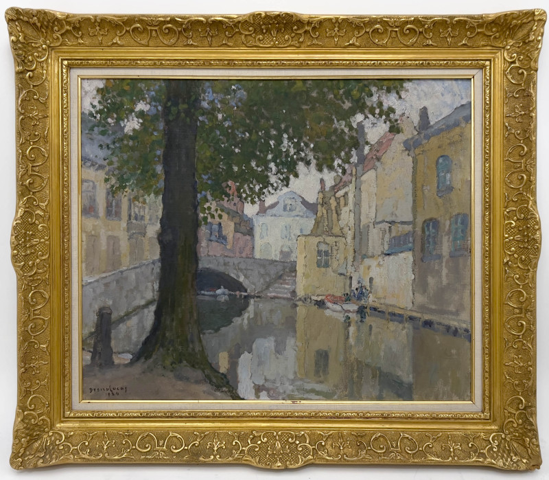 Louis-Marie Désiré-Lucas - Untitled (Canal Scene)