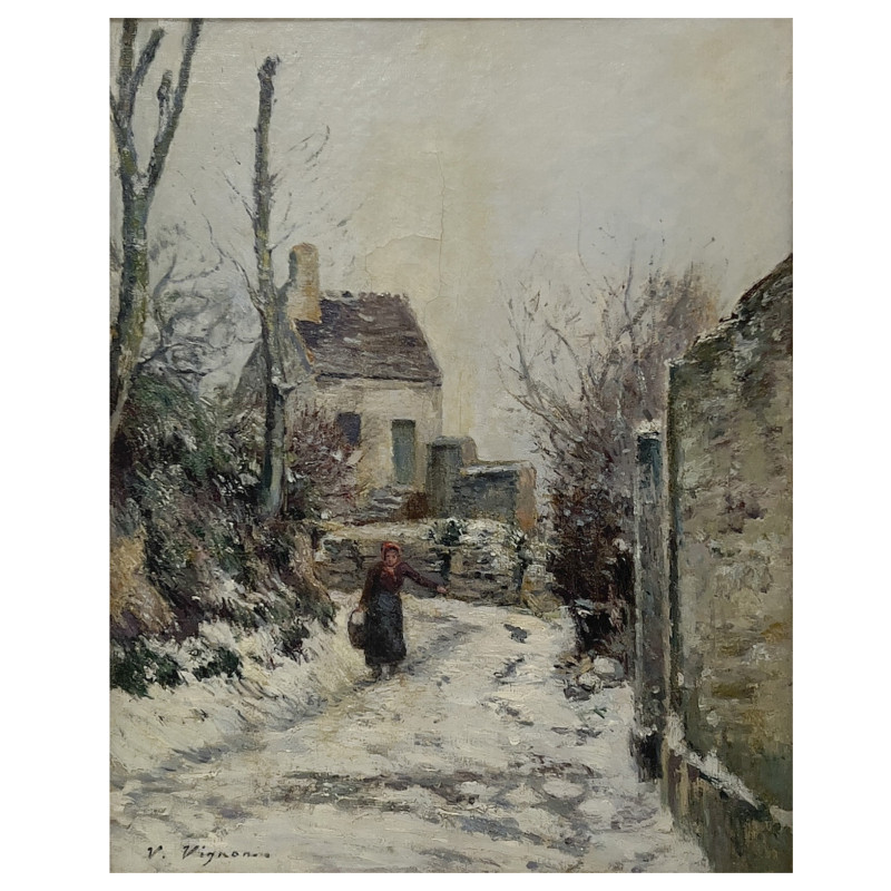 Victor Vignon - Snow Scene
