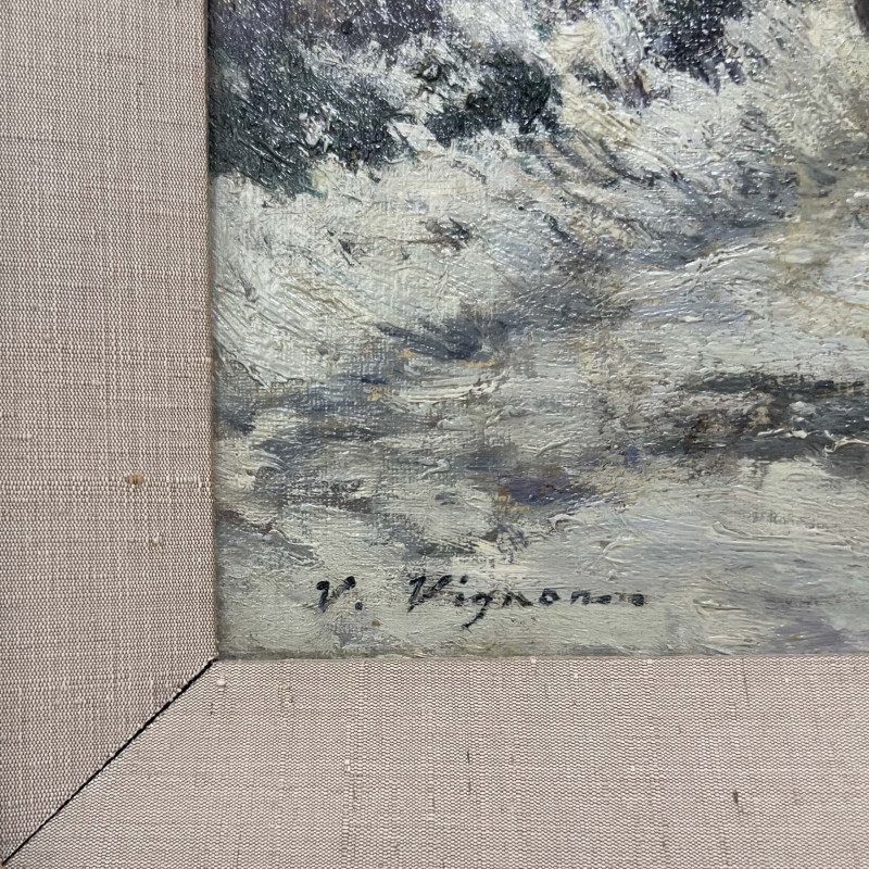 Victor Vignon - Snow Scene