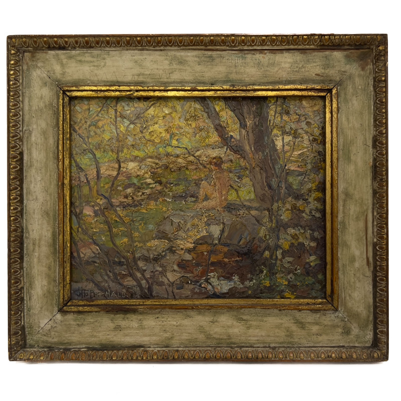 Otto Bierhals - Untitled (Lady in the Woods)