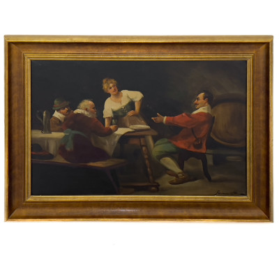 European Genre Painting (Tavern Scene)