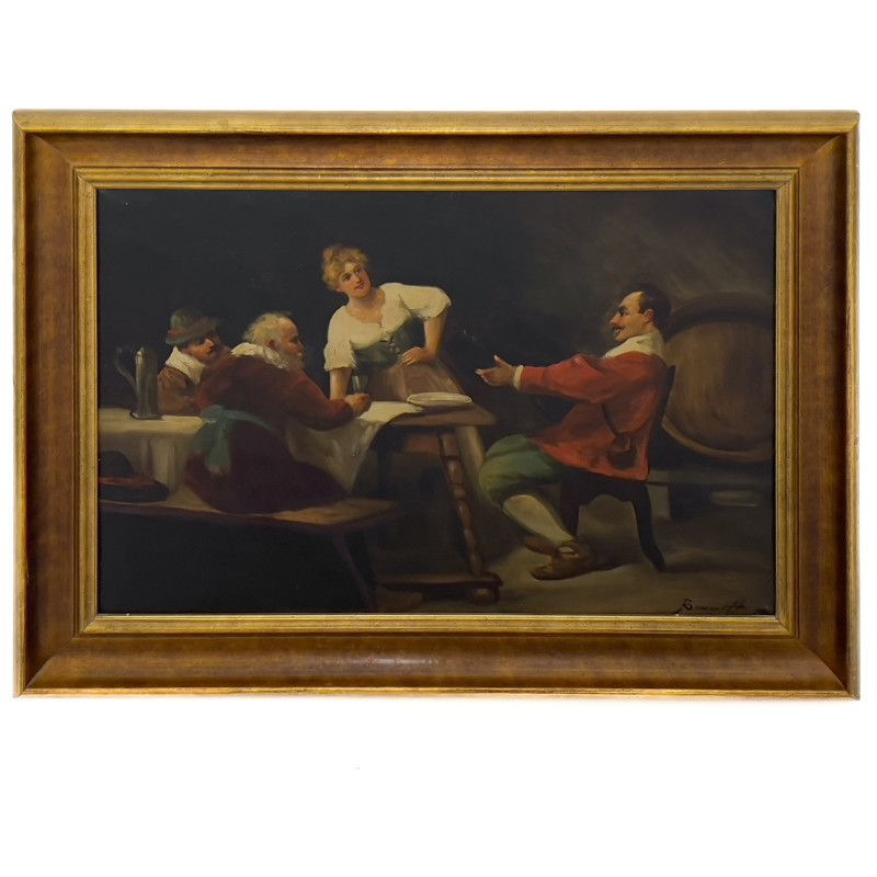 European Genre Painting (Tavern Scene)