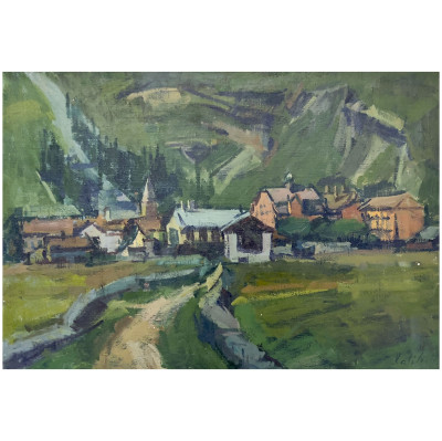 Image for Lot Juzefa Katiliūtė - Untitled (Town View)