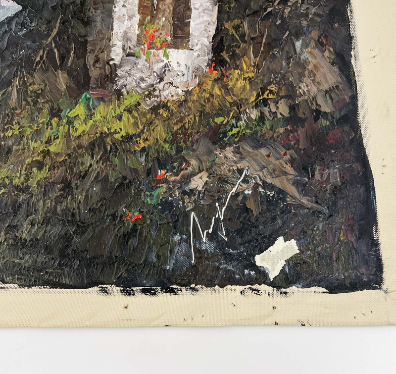 Herbert August Uerpmann - Lake House in the Mountains