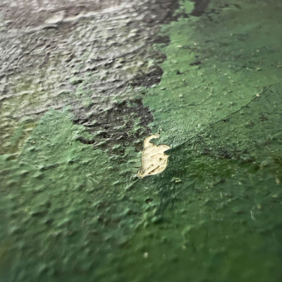 Lady with Big Eyes and Flowers