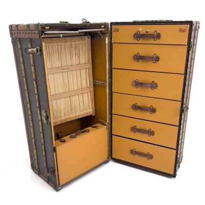 Image for Lot Louis Vuitton - Monogram Wardrobe Steamer Trunk