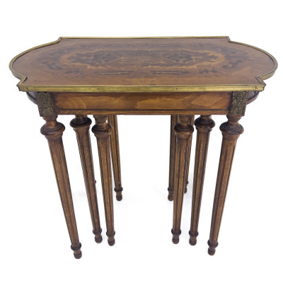 Louis XVI Style Nesting Tables, Group of 3