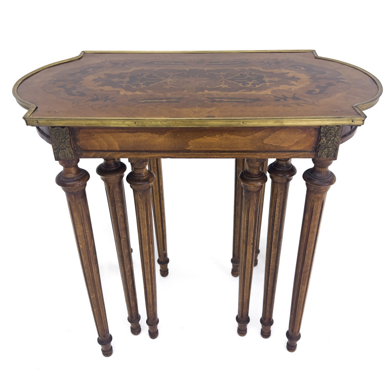 Louis XVI Style Nesting Tables, Group of 3