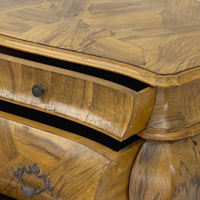 Antique Venetian Bombé Commode