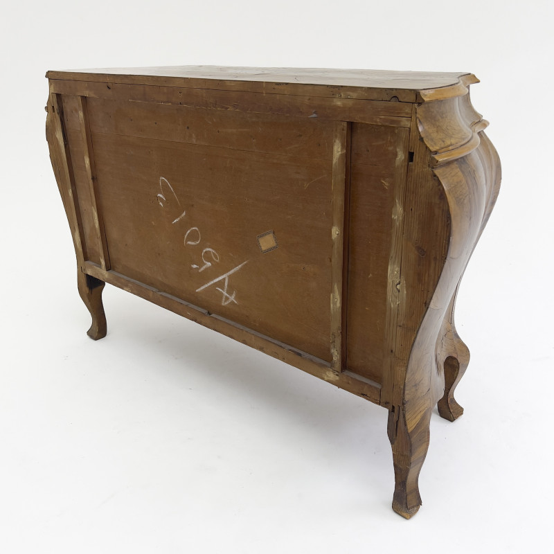 Antique Venetian Bombé Commode