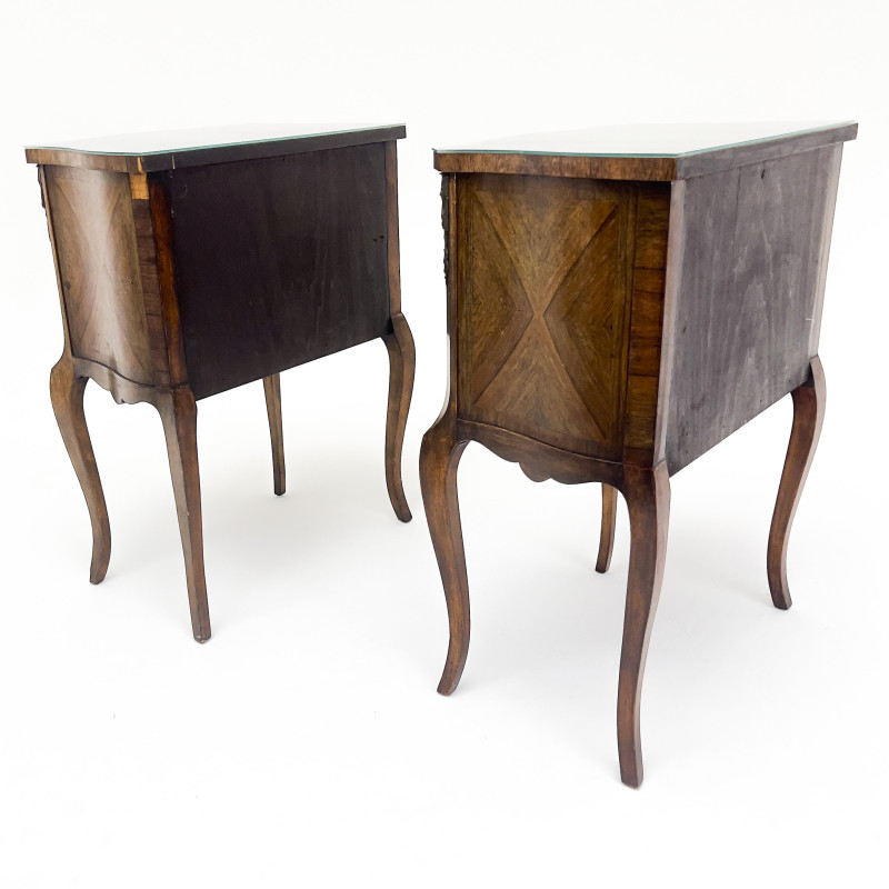 A Pair of Rococo Style End Tables