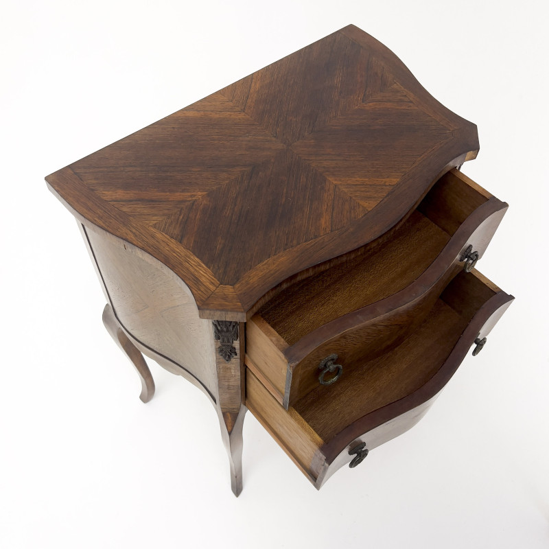 A Pair of Rococo Style End Tables