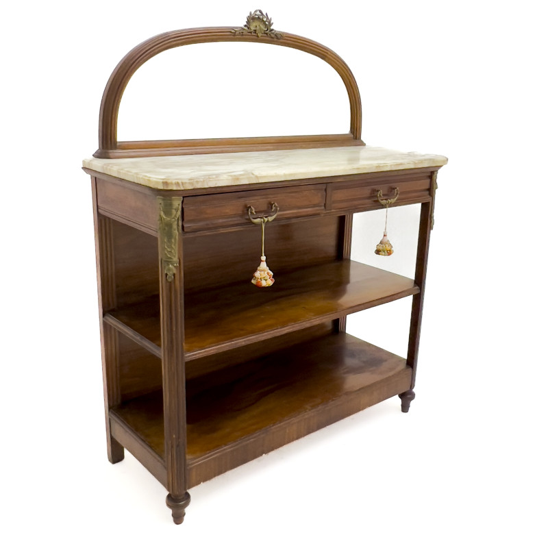 Louis XVI Style Bronze Mounted Mirrored Buffet