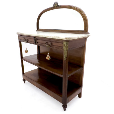 Louis XVI Style Bronze Mounted Mirrored Buffet