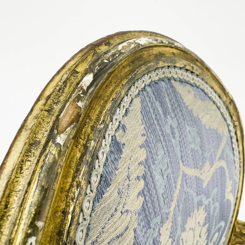 A Pair of Louis XVI Style Fauteuils