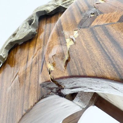 Louis XV Style Marble Top Marquetry Commode