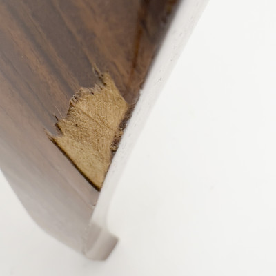 Louis XV Style Marble Top Marquetry Commode