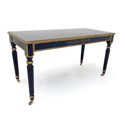 Image for Lot Neoclassical Style Ebonized Writing Desk