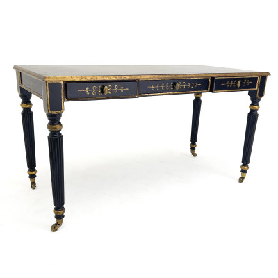Neoclassical Style Ebonized Writing Desk